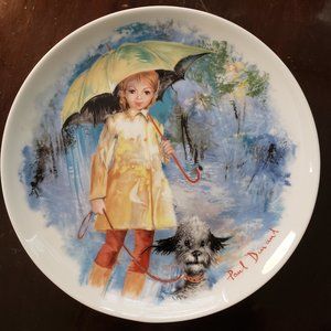 "Christiane et Fifi" collector plate